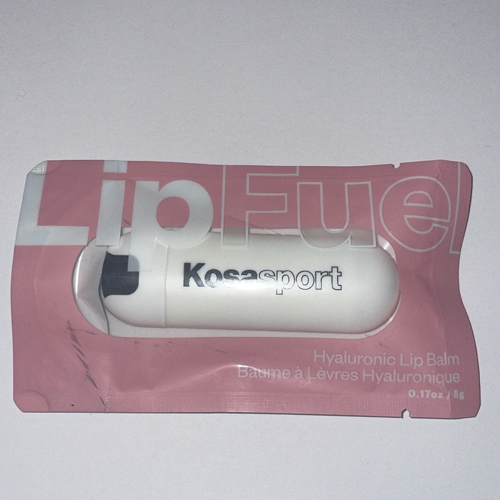 Kosas Kosasport Hyaluronic Lip Balm in shade cool pink.